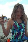 Erica with beach lobster-s.jpg (5071 bytes)